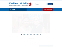 Tablet Screenshot of kathleenmkelly.com